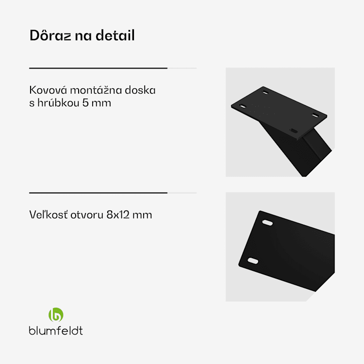 UrbanFodge TRIPLE X nohy stola, Moderný dizajn, pre projekty DIY, Nosnosť 200 kg 68 x 71 x 120 cm