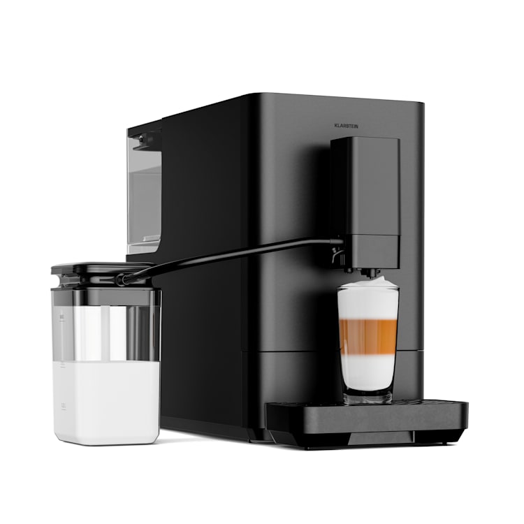 Velaire Kaffeevollautomat mit Milchbehälter | Kraftvoll | 1350 W | 20 bar 