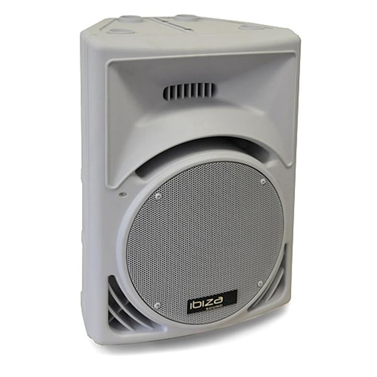 Paar PA passieve luidsprekers 30cm subwoofer 2000W ABS wit