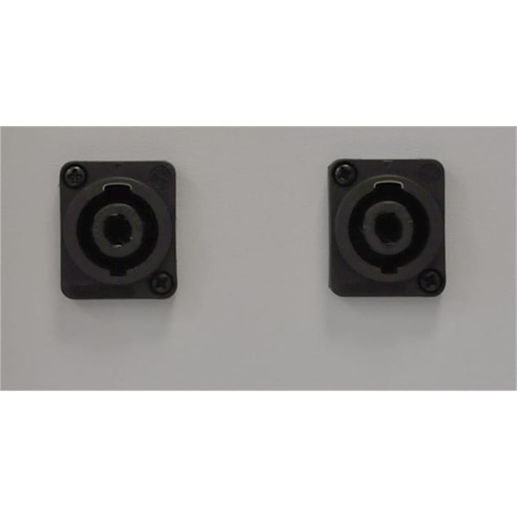 Paar PA passieve luidsprekers 30cm subwoofer 2000W ABS wit