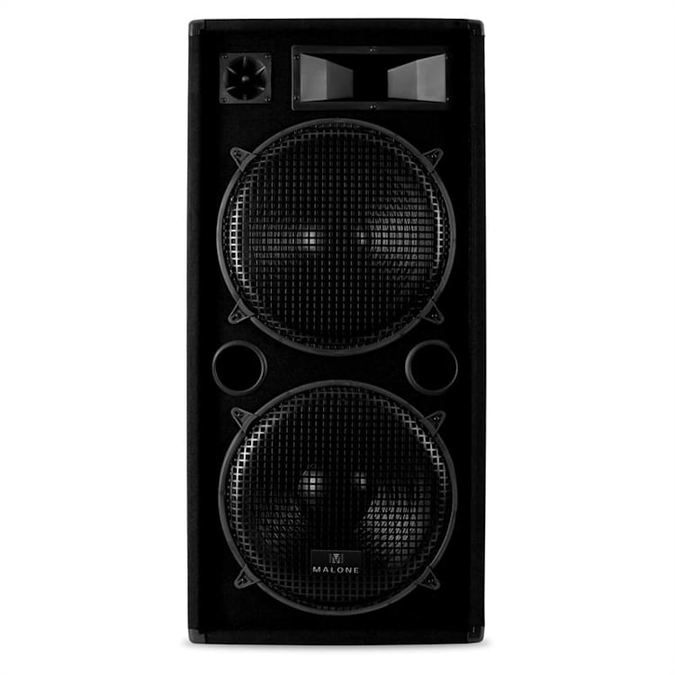 Paar PA-boxen Malone PW-2522 2 x 38 cm (15") subwoofer 3000