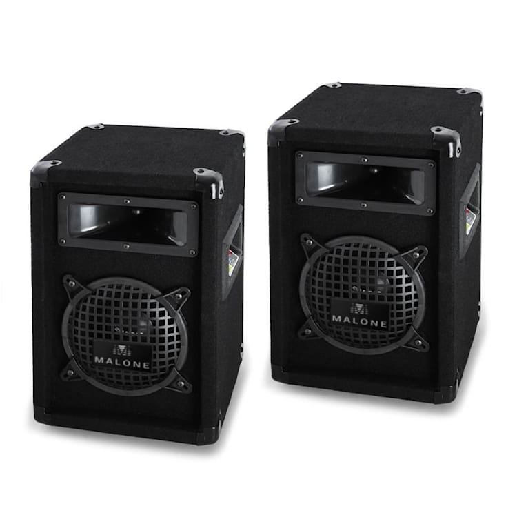 PW-0622 Boxen-paar Luidsprekers 16,5cm, 6,5" 500W max.