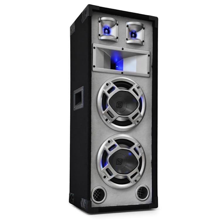 Paar passieve PA luidspreker wit 1200W
