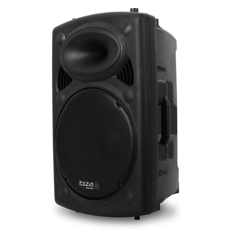SLK PA-boxen paar 2x 38CM (15") Master Slave 1500W USB SD MP3
