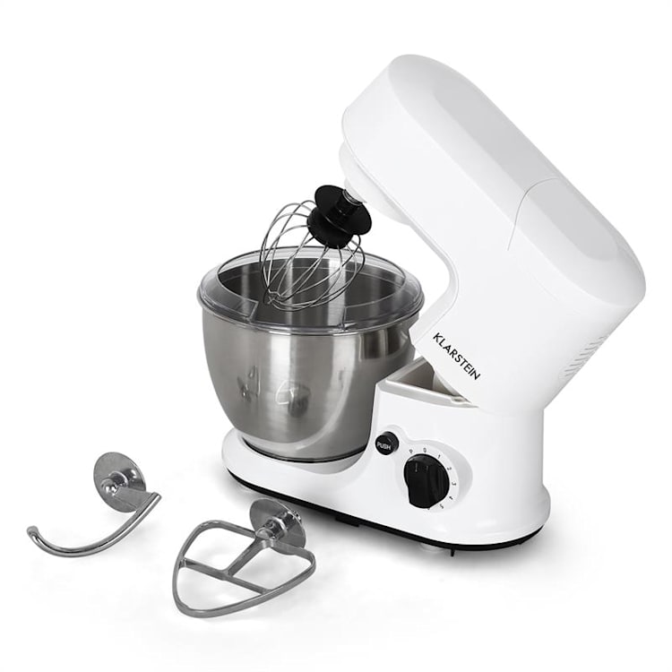 Set Carina Bianca 800W Robot de cuisine mixeur 1,5L Blanc
