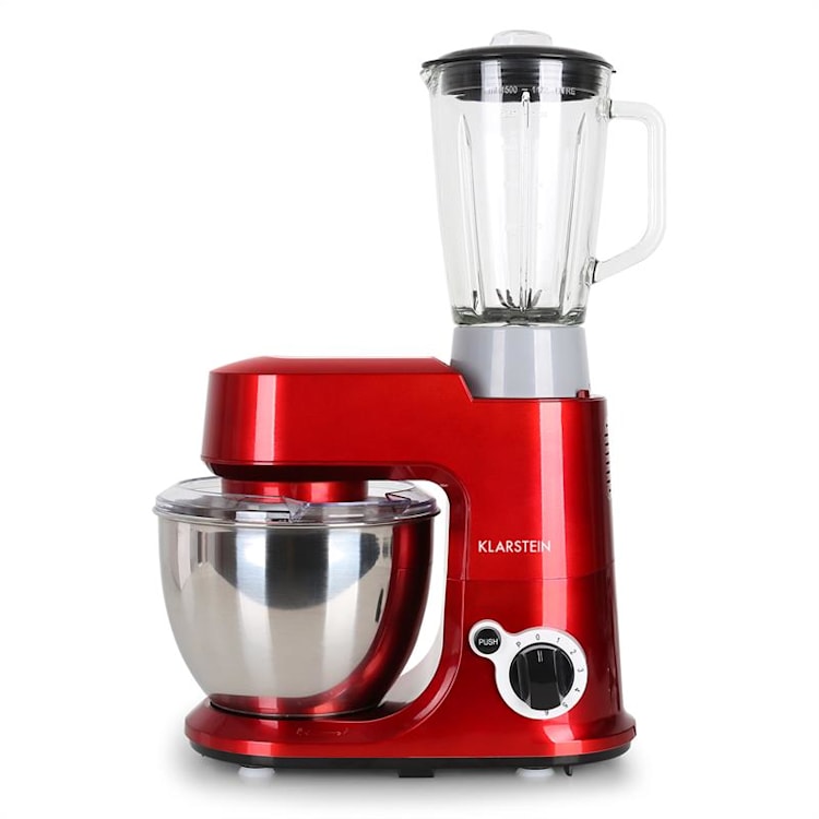 Carina Rossa Set Robot de cocina más vaso 1,5L Rojo