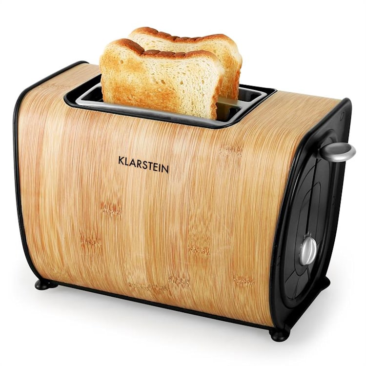 Klarstein Bamboo Garden Set petit-déjeuner machine à café bouilloire grille-pain
