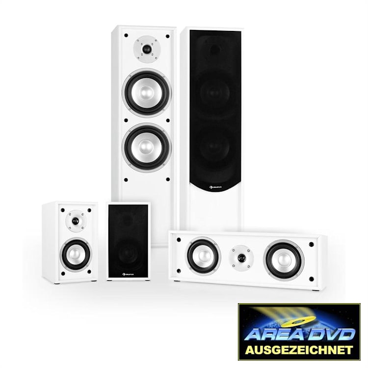 Linie-300-WH 5.0 Soundsystem Home Cinema 265W RMS blanc
