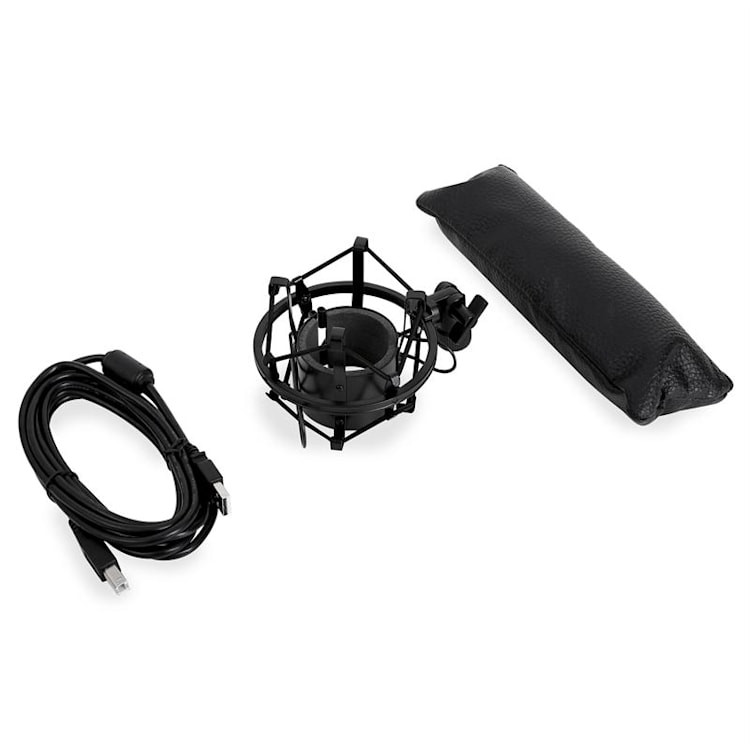 Set Microfono a Condensatore USB con Asta Stativo da tavolo