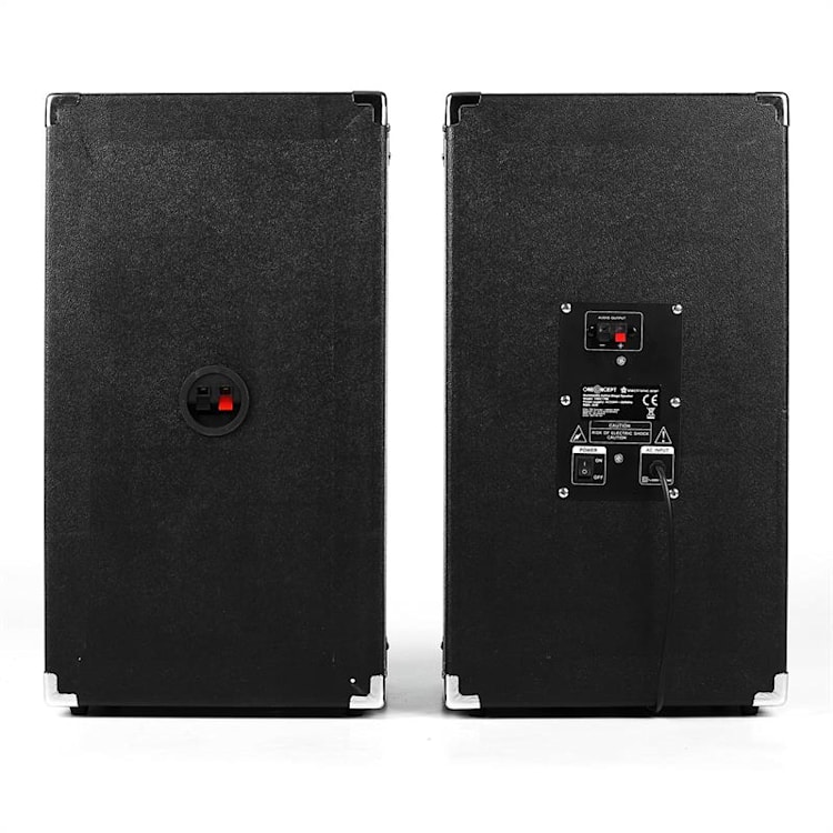 PA karaoke-set 2 x PA-luidspreker 2 x draadloze microfoon