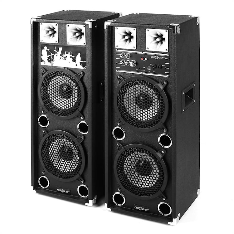 Set Karaoke "STAR-28A" Pack enceintes actives sono & set micros 2 canauxsans f