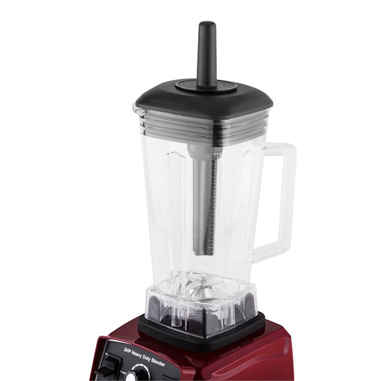 Herakles 2G Mixeur sur pied 2L & protection anti- bruit 1200W sans BPA Rouge