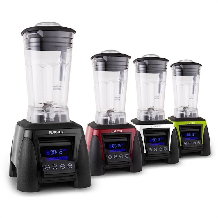 Klarstein Herakles 8G, piros, asztali turmixgép, fedővel, 1800 W, 2,4 k, 2 liter, BPA-mentes Piros