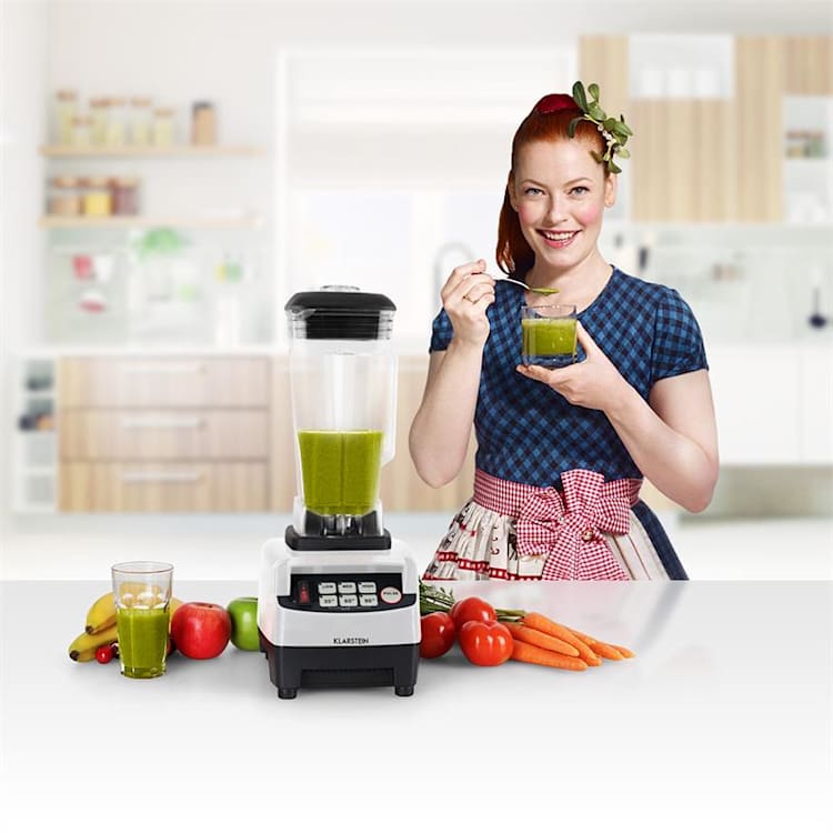 Herakles 5G, asztali mixer burkolattal, 1500W, 2,0 PS, 2 liter, BPA-mentes, fehér Fehér