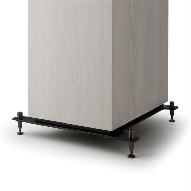 Reference 801 drie-weg staande luidsprekerset grijs eiken incl. zwarte covers Grijs | Zwart