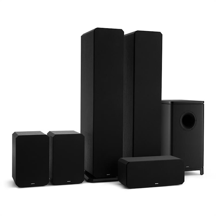 Octavox 751 MKII – Système5.1 home cinéma 5 enceintes hifi - noir Noir