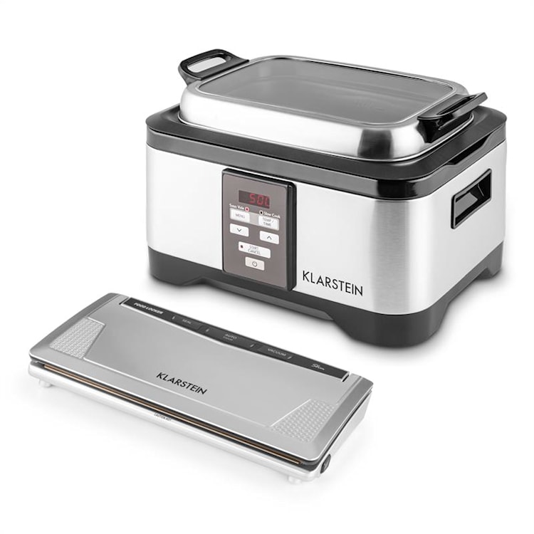 Klarstein tastemaker sous vide, set vacuum cleaner foodlocker + sous vide Garer + pungă