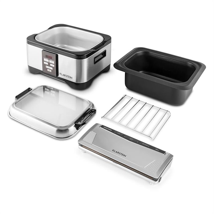 Klarstein tastemaker sous vide, set vacuum cleaner foodlocker + sous vide Garer + pungă