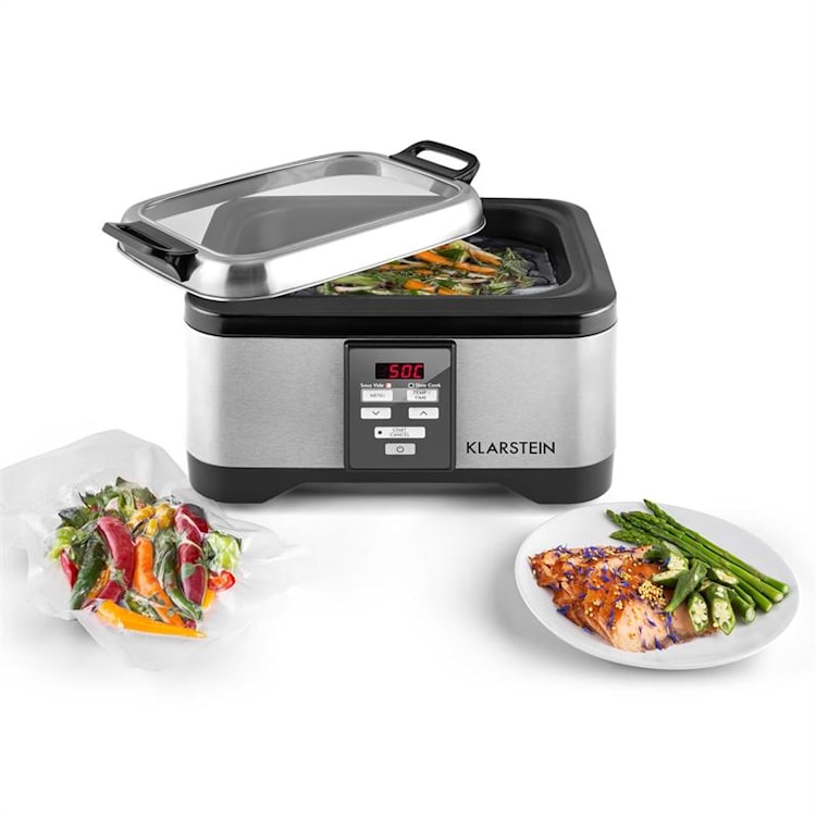 Klarstein tastemaker sous vide, set vacuum cleaner foodlocker + sous vide Garer + pungă