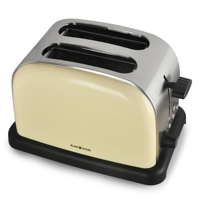 Aquavita Frühstücksset Creme Wasserkocher Toaster creme
