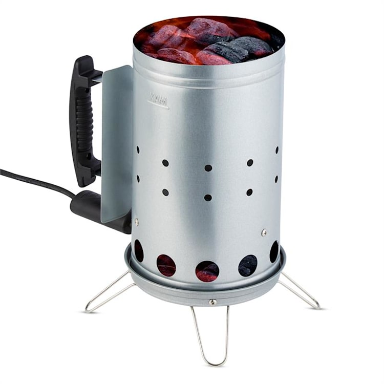 Set XXL Barbecue charbon de bois BBQ Smoker + allume-feu électrique
