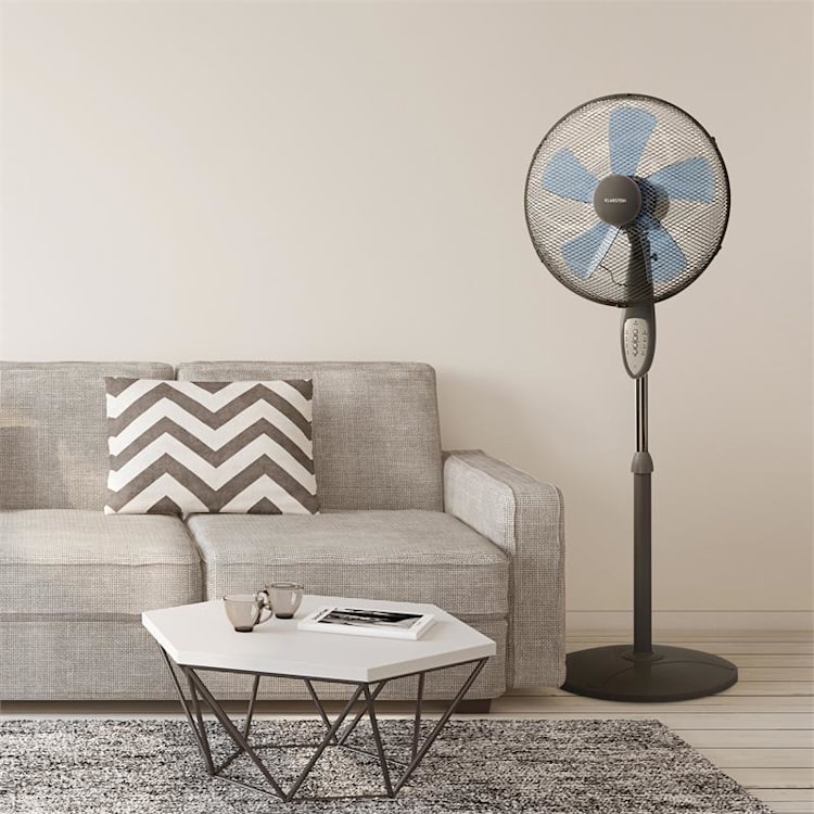 Summerjam, 2x stajaći ventilator, set dvaju ventilatora, 50 W, 3 stupnja brzine, siva