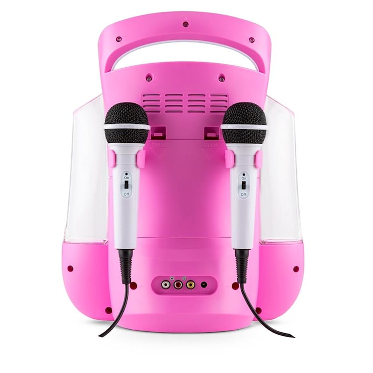 Kara Liquida pink + Dazzl mic set karaoke-installatie microfoon ledverlichting