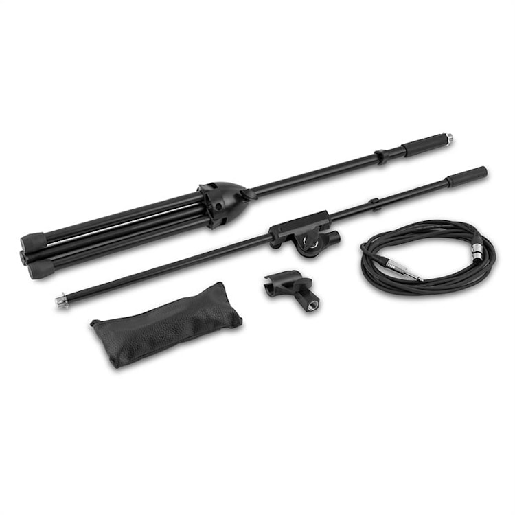 PW-2110 actieve PA luidsprekerset met microfoon 400W zwart