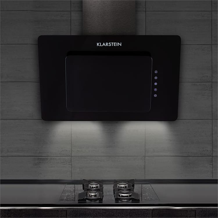 Lorea 60 Dunstabzugshaube inklusive 2 x Aktivkohlefilter schwarz