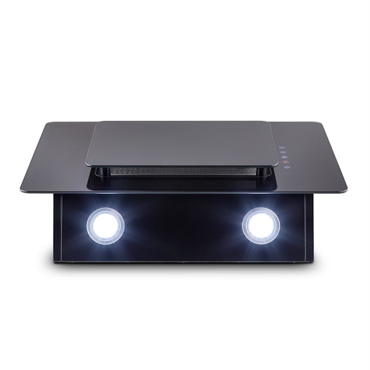 Lorea 60 Dunstabzugshaube inklusive 2 x Aktivkohlefilter schwarz