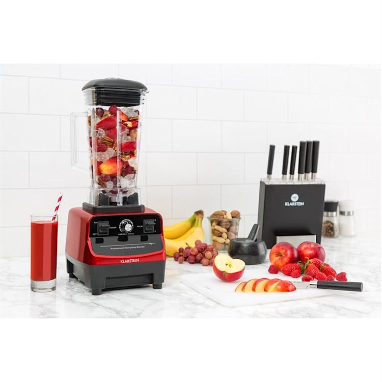 Herakles 3G Kitano power blender & messenset 1500W zonder BPA 2L/7 messen