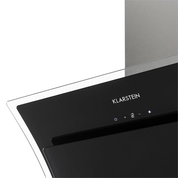 Sabia 60 Dunstabzugshaube 60cm | 600 m³/h | Energieeffizienzklasse A | inklusive 2 x Aktivkohlefilter Schwarz