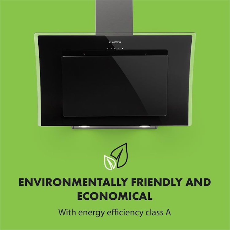 Sabia 90 Campana extractora 90 cm Incluye 2 filtros de carbón activado negra Negro