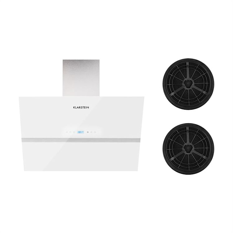 Aurea VII Exaustor Set de Recirculação de Ar 90cm Filtro de Carvão Ativado Branco 90 cm | Branco