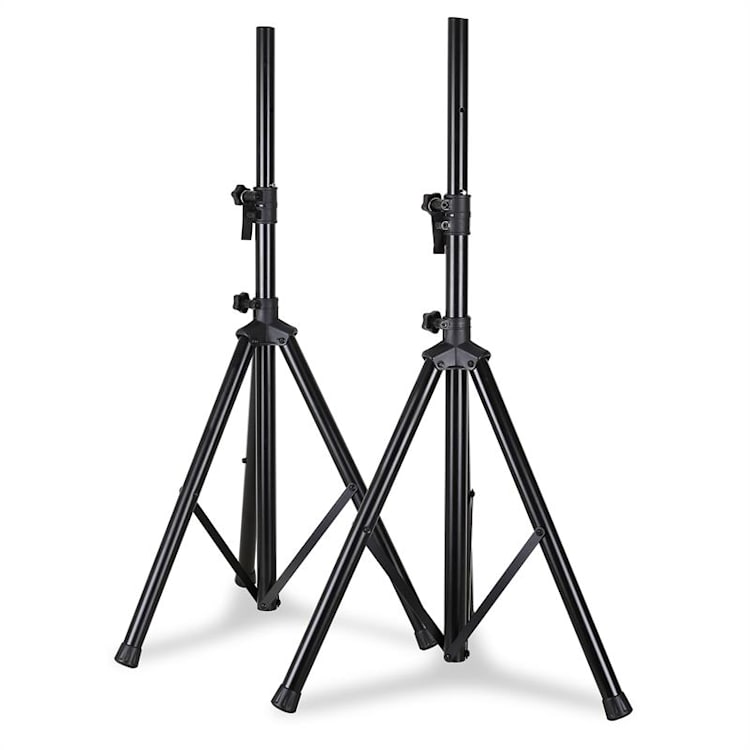 Skytec SL12 Pack enceintes sono subwoofer 30cm 12" 200W + trépieds Paire d'enceintes de 12" (30 cm) avec trépieds