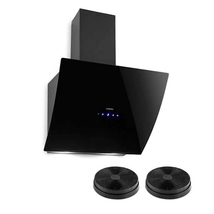 Annabelle 60 Dunstabzugshaube Umluftset 595 m³/h Touch-Armatur schwarz