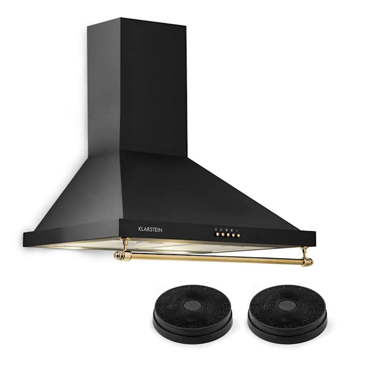 Montblanc Cooker Extractor Hood Recirculation Set 610m³ / h 165W 2x1.5W Black Black