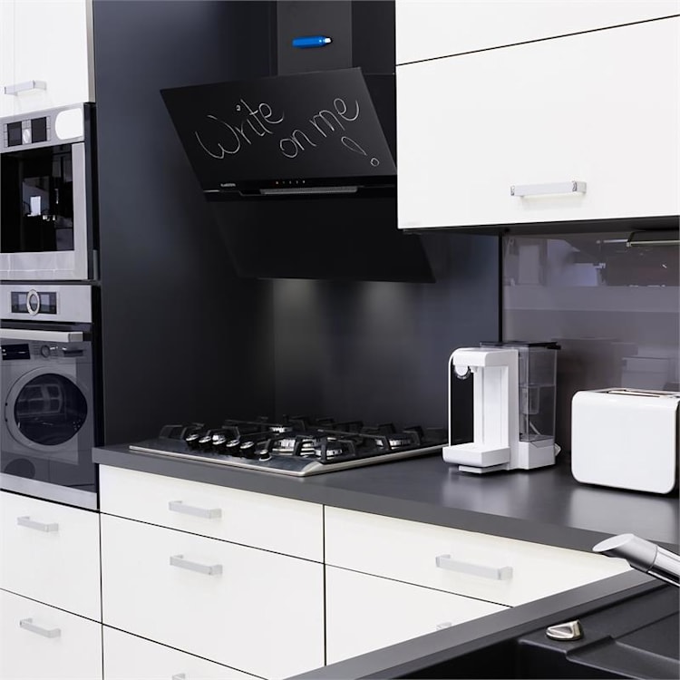 Santa Clara Hotte aspirante + 2 filtres recyclage d'air 165W - noir