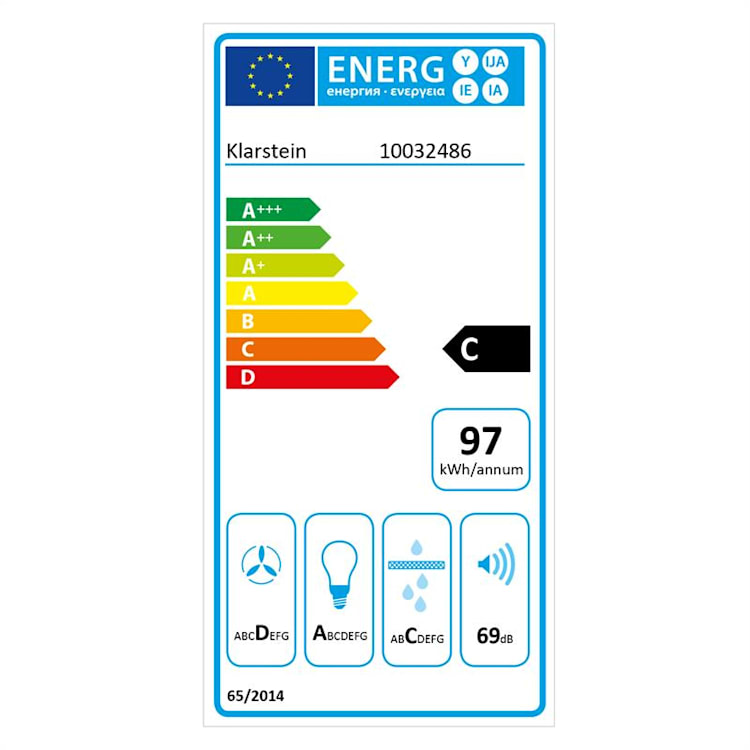 Victoria Exaustor Circulação de ar 600m³/h 2 lâmpadas de LED preto Preto