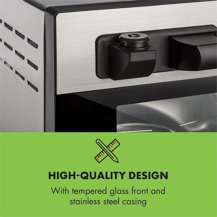 Blaise drukoven complete set I 1600 W I 26 liter I 4-delige accessoireset