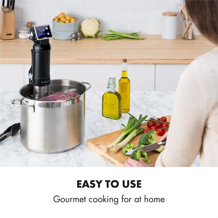 Quickstick Pro Foodlocker Set Cuiseur + appareil de mise sous vide + 10 sacs - Noir Noir