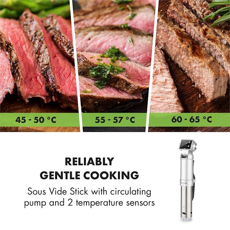 Quickstick Pro Foodlocker Silver Set, set, aragaz sous-vide, aparat de vidat Argintiu