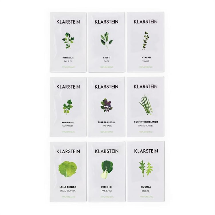 GrowIt Seeds Samen-Set 9x Samen: 3x Asia, 3x Europa, 3x Salat