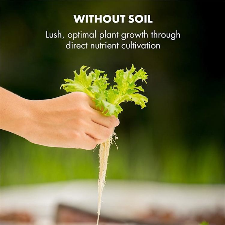 GrowIt Flex Kit de Iniciação I 9 Plantas 18W 2 L Sementes de Alfaces Solução Nutritiva