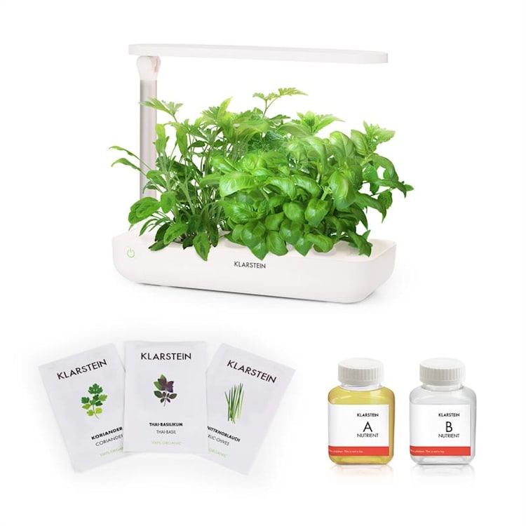 GrowIt Flex Starter Kit Asia, 9 растения, 18 W, LED, 2 л, Asia-Seeds, хранителен разтвор