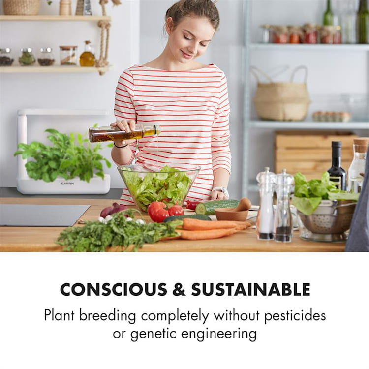 GrowIt Cuisine Starter Kit solution nutritive Salades 12 plantes grain