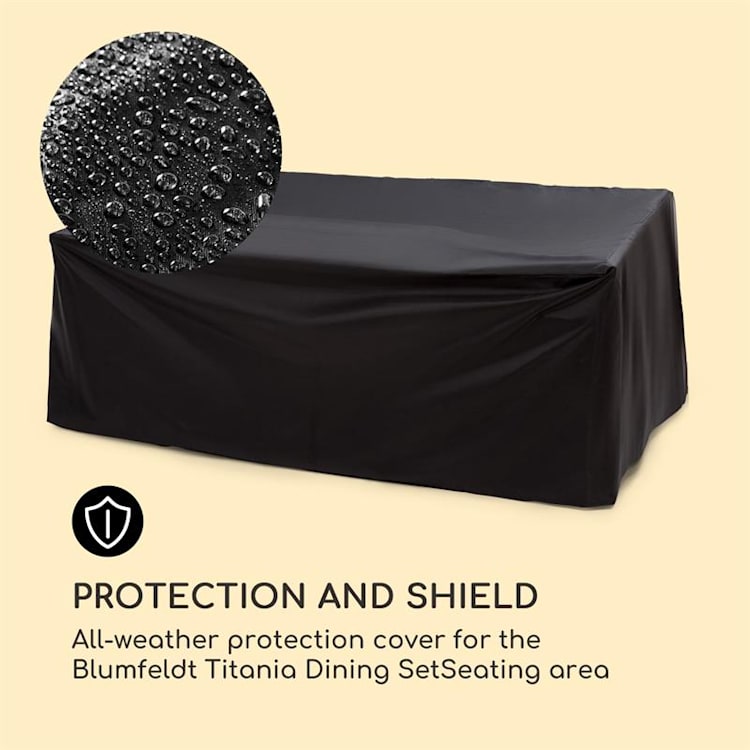 Titania Dining Lounge Set tuinmeubilair bruin/ donkergrijs Bruin | Donkergrijs