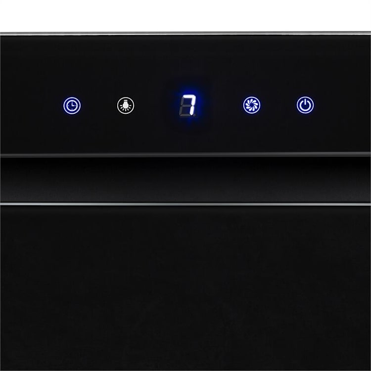 Gusteau Hektor Einbau-Set Backofen + Unterbau-Haube schwarz Edelstahl