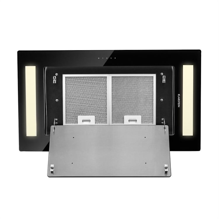 Gusteau Remy Einbau-Set Backofen + Einbau-Haube 2950W 64Ltr 620 m³/h schwarz Edelstahl