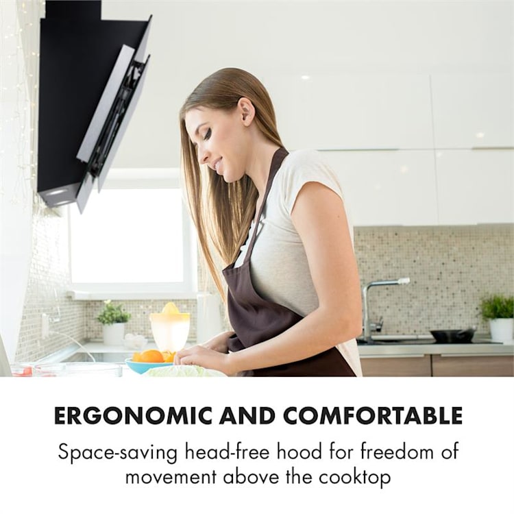 Gusteau Aurora ensemble four encastrable + hotte murale noire inox